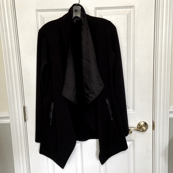 White House Black Market Jackets & Blazers - *White House Black Market Open Front Flyaway Cardigan Jacket w/Thumbhole Sleeves